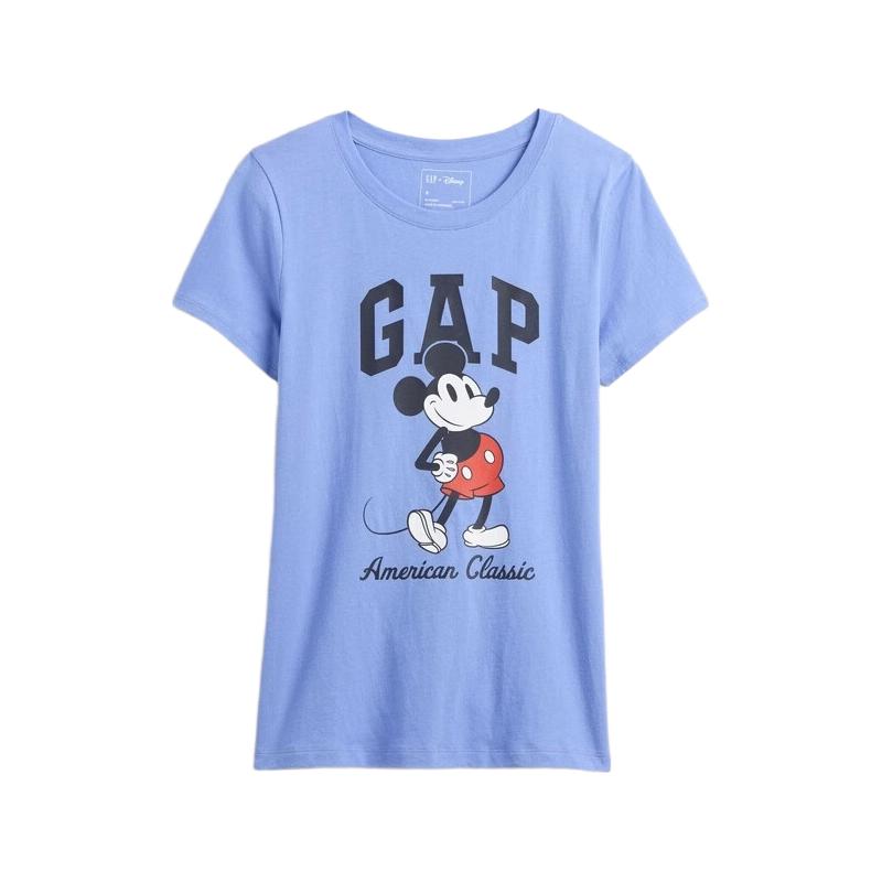 Gap 女士纯棉卡通印花短袖T恤 蓝色 S（美码） 69元