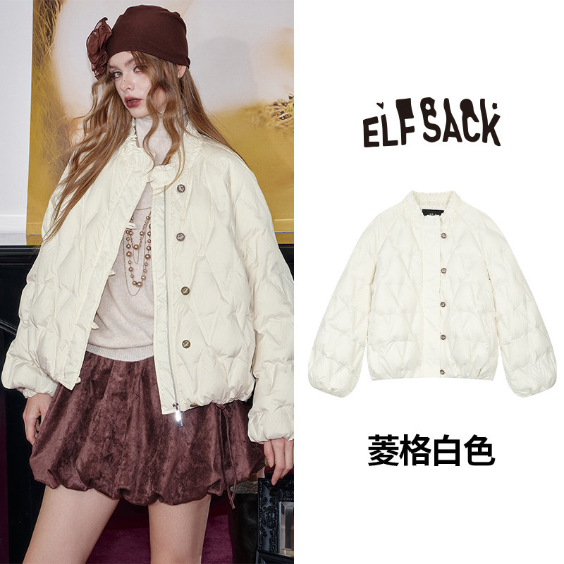 移动端：妖精的口袋 女士羽绒服 25715023 509元（淘金币可抵7.05元起）