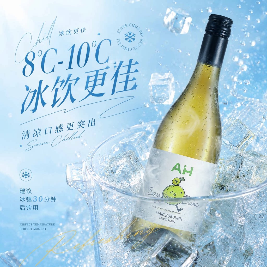 限移动端：爱嗨 马尔堡长相思干白葡萄酒