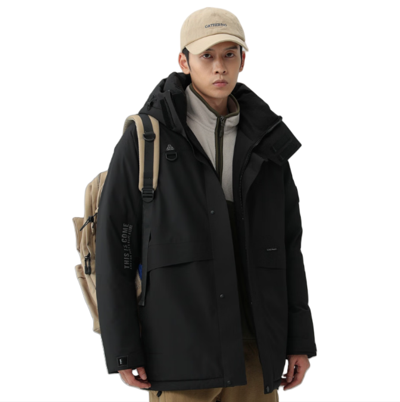 雪中飞 反季清仓‼超级加厚连帽派克极寒羽绒服 186元(需用券)