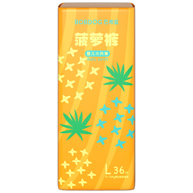 BoBDoG 巴布豆 菠萝系列 拉拉裤 L36片 27元（需买4件，需用券）