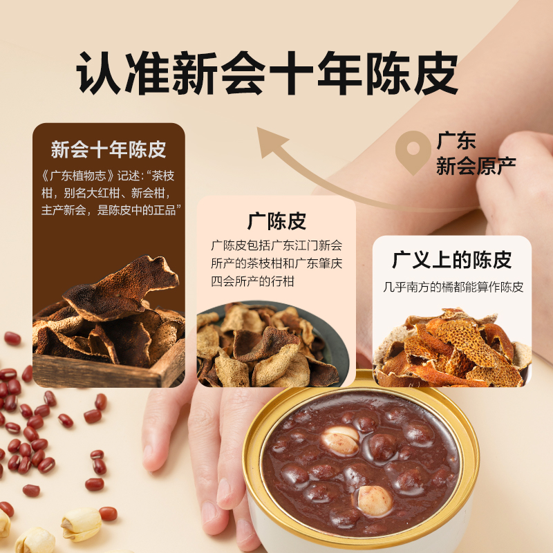 YANXUAN 网易严选 陈皮莲子红豆沙八宝粥绿豆沙速食粥饱腹代早餐粥小碗即食 