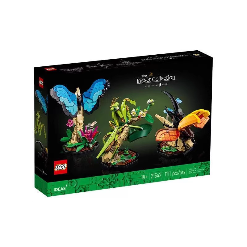 百亿补贴：LEGO 乐高 IDEAS系列 21342 昆虫 儿童益智男生女生玩具拼装积木 339.1