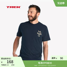 TREK 崔克 Check 亲肤舒适TREK创意印花休闲短袖T恤 168元