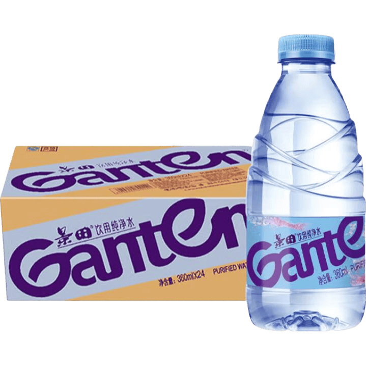 景田 饮用纯净水 360ml×12瓶 7.9元
