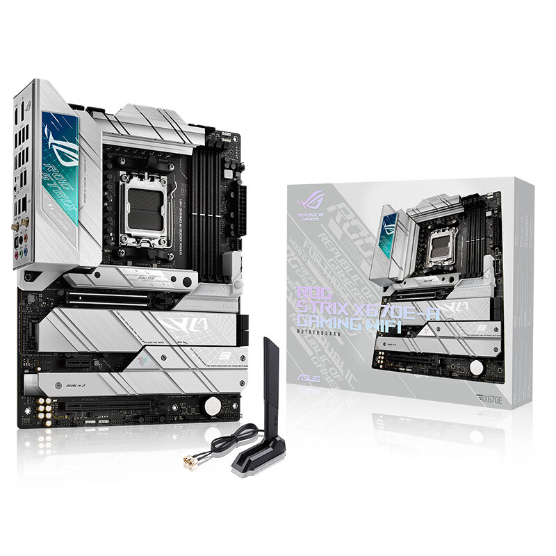 ROG 玩家国度 STRIX X670E-A GAMING WIFI 吹雪 ATX主板（AMD AM5、X670E） 2549元