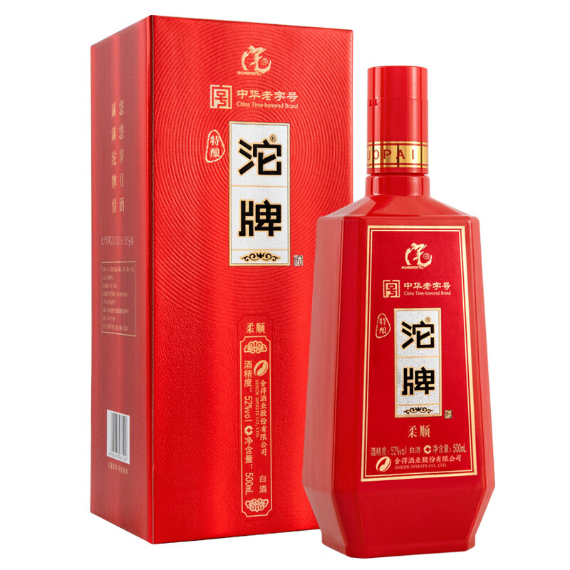 沱牌 舍得酒 中华老字号 52度 500mL 1瓶 39.7元（京东试用）