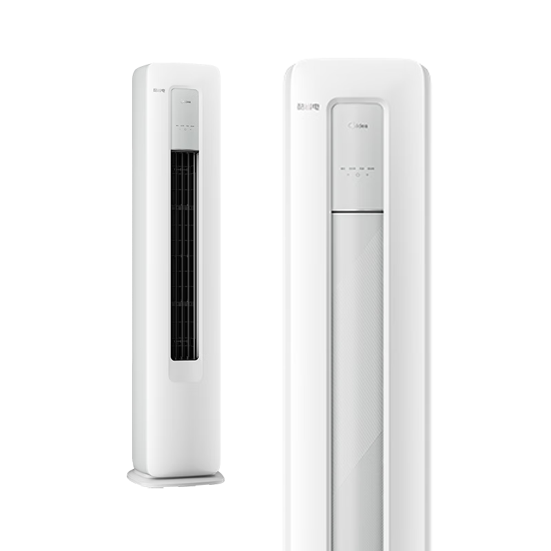 PLUS会员: Midea 美的 新品 空调柜机 酷省电 3匹 家用客厅空调立式 一级能效*2