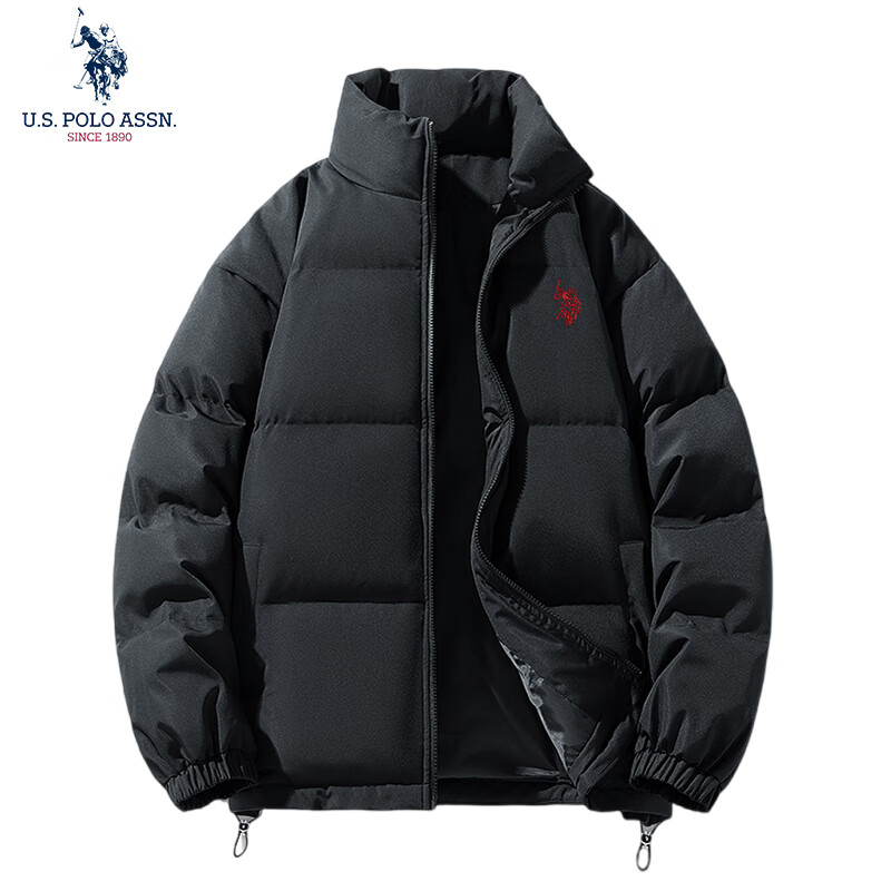 U.S. POLO ASSN. 美国马球协会 男士保暖立领棉服 69元