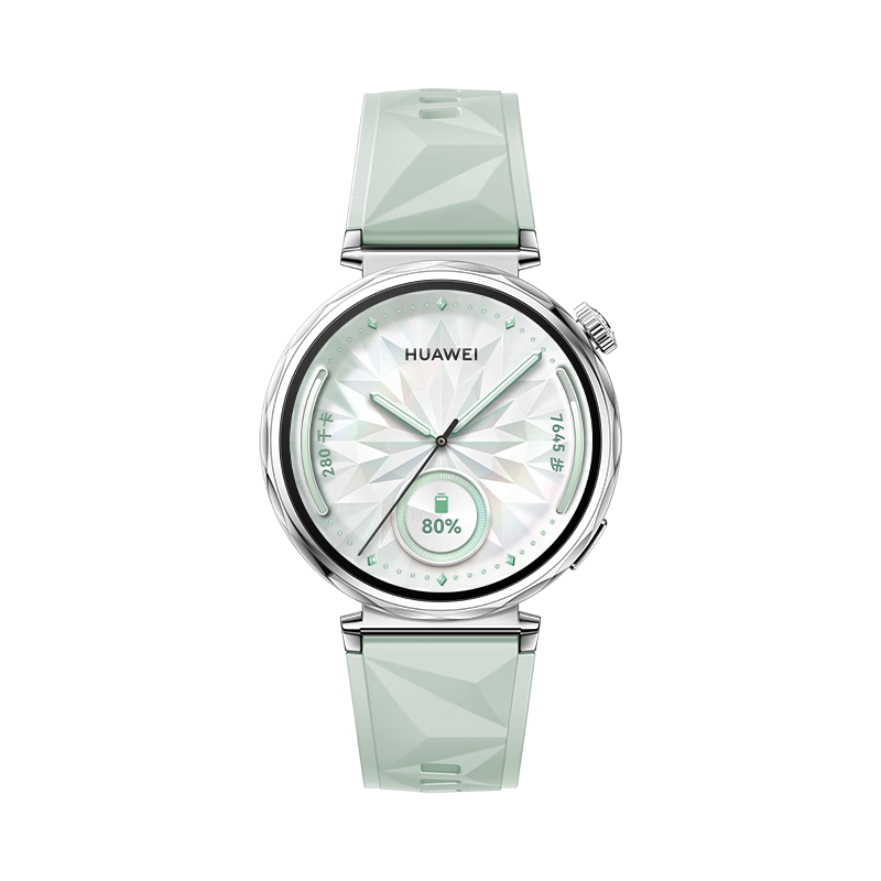 再降价、微信小程序、限地区: 华为(HUAWEI)WATCH GT 5 41mm 湖光青 1048.05元