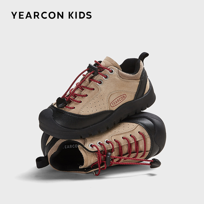 88VIP：YEARCON 意尔康 童鞋儿童登山鞋2024春季户外徒步鞋男童防滑休闲运动鞋 132.05元