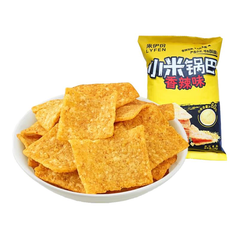来伊份 小米锅巴 香辣味 78g 2.99元