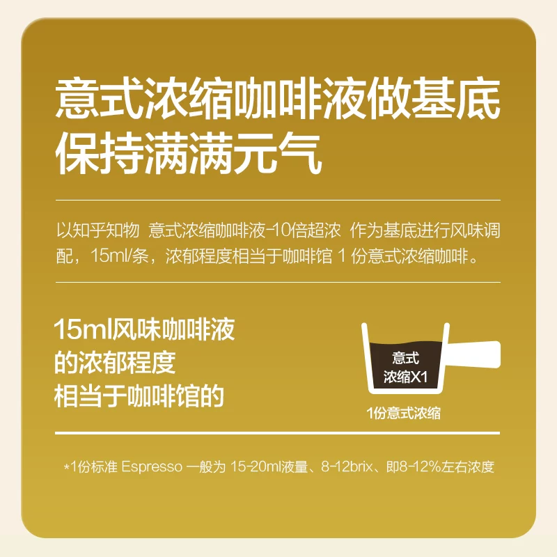 知乎·知物 知乎知物|风味咖啡浓缩液即溶咖啡低糖0脂速溶美式拿铁 15ml*22杯 29.9元 - 86线报