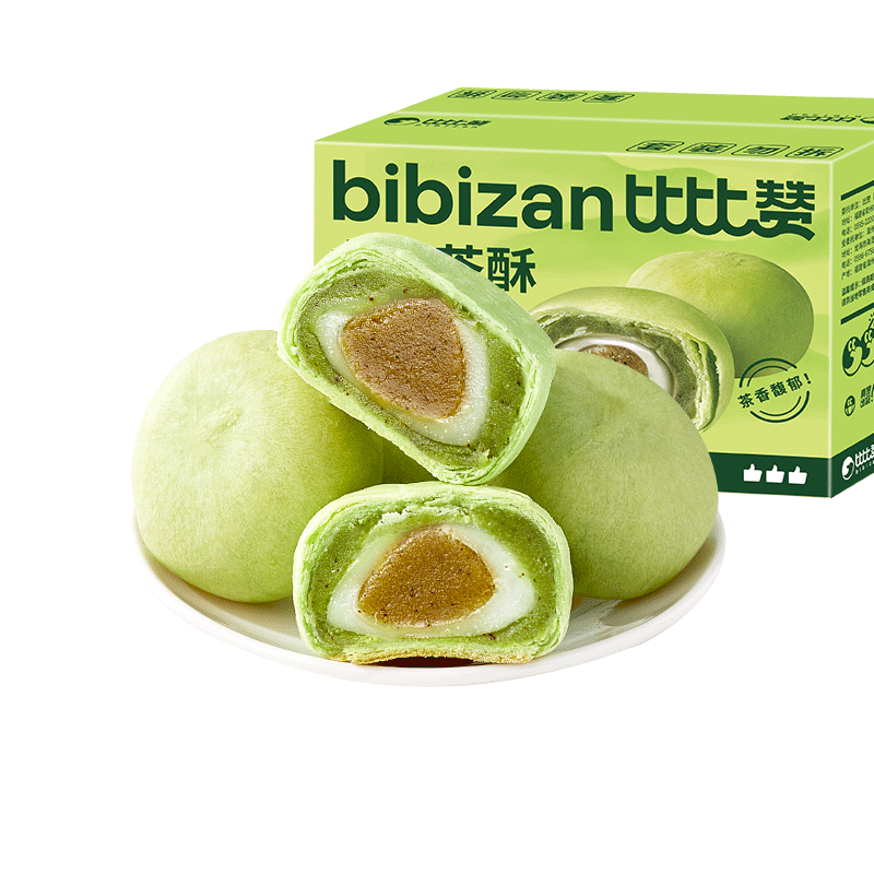 京东plus、概率券：比比赞（BIBIZAN）龙井茶酥 270g 3.03元