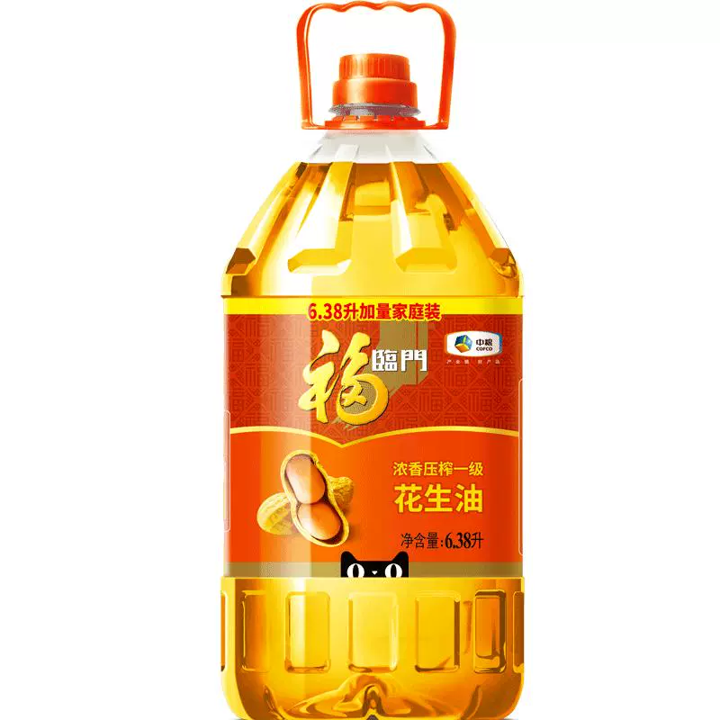 福临门 浓香压榨一级 花生油 6.38L 89.9 ￥89.9