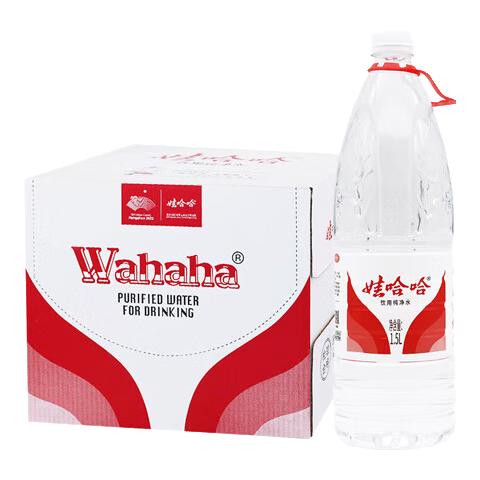 娃哈哈 纯净水 1.5L*12瓶 22.7元