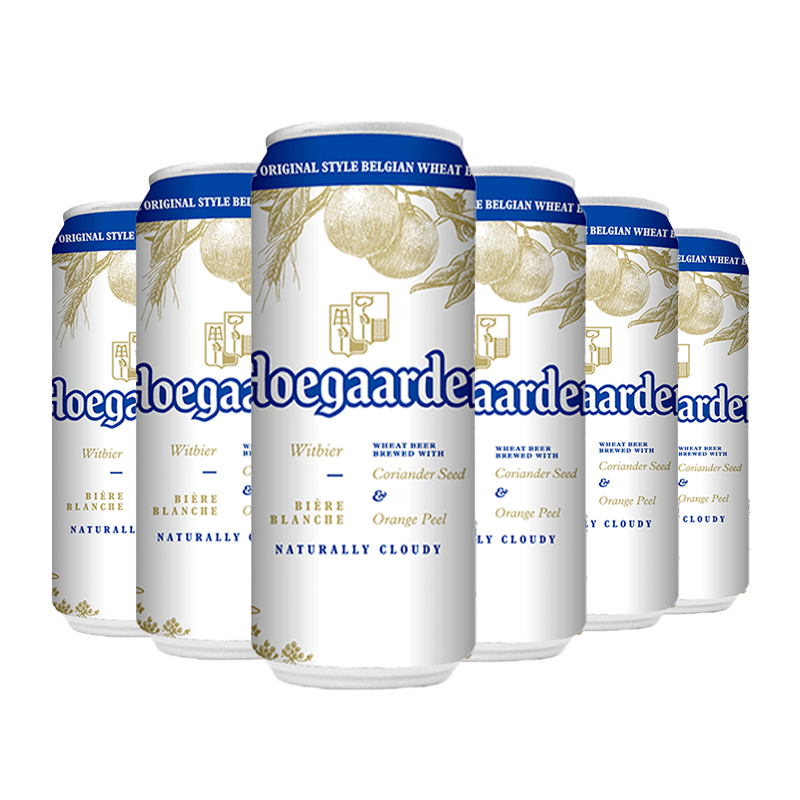 Hoegaarden 福佳 白啤 小麦精酿啤酒 310ml*6听 29.9元