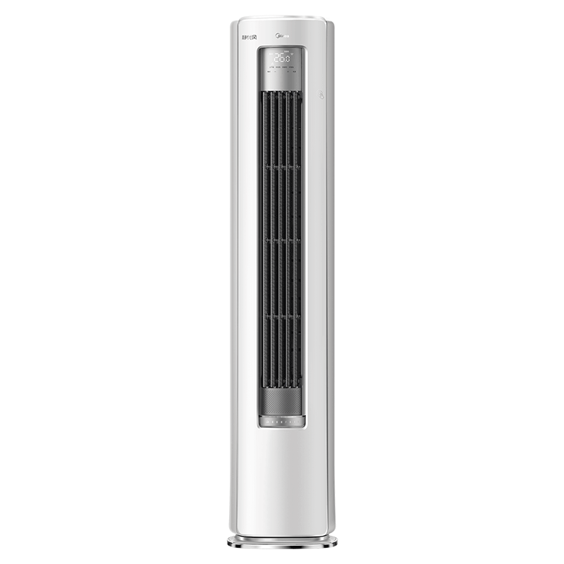 PLUS，概率券：美的（Midea）空调 3匹 静优风 新一级能效 变频冷暖 立式柜机 