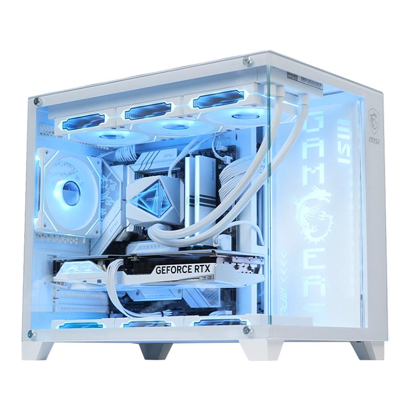 微星 白色海景房全家桶电脑主机 i5 13600KF RTX4060Ti 2931.32元（需用券）