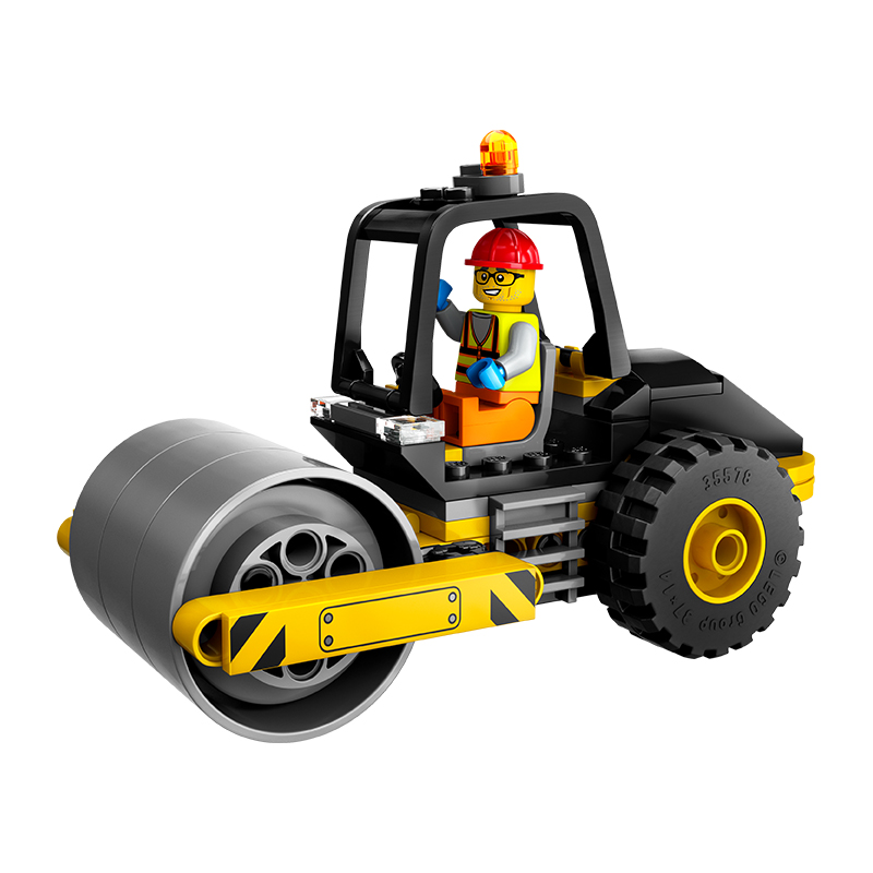 LEGO 乐高 积木城市组卡压路机60401男孩拼装玩具礼物新款 65.55元（需用券）