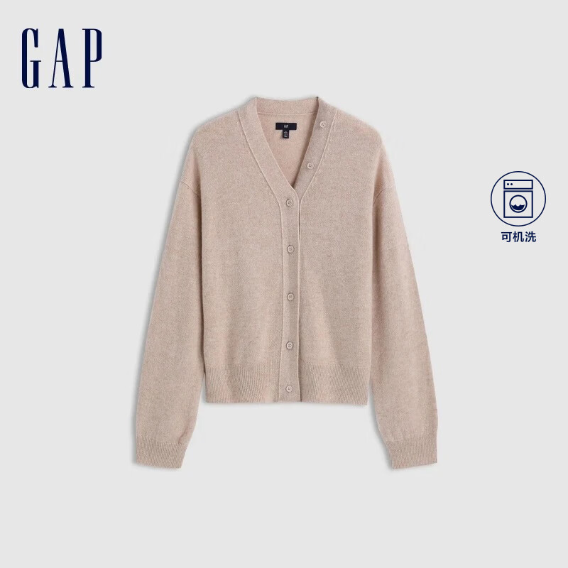 Gap 女装纯羊毛V领针织衫 638266 120元（需用券）