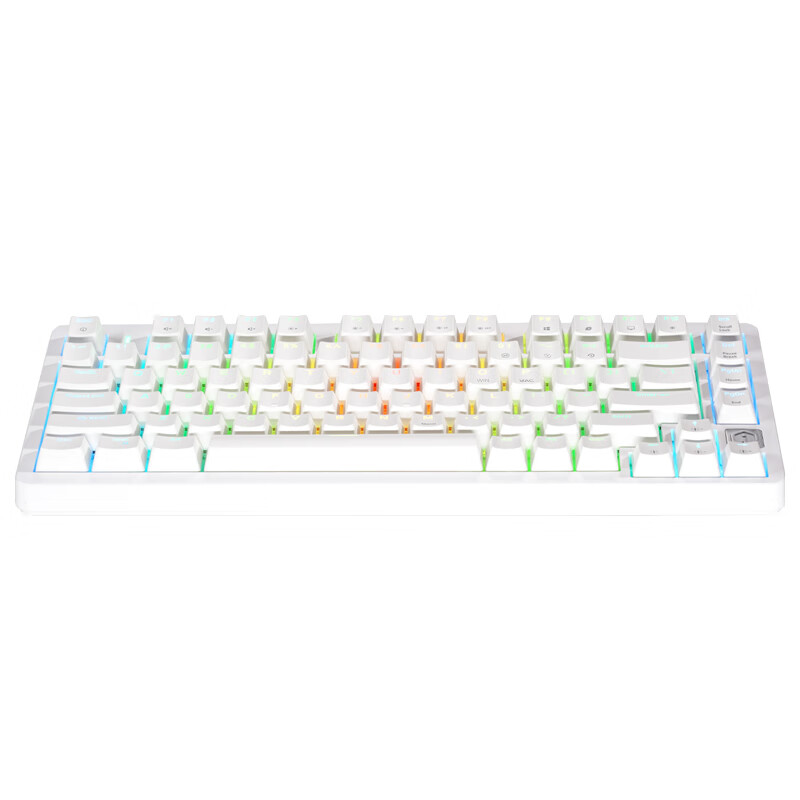 PLUS会员：艾石头 Nd75 电竞磁轴键盘 有线单模透光键帽 RT模式机械键盘 白色