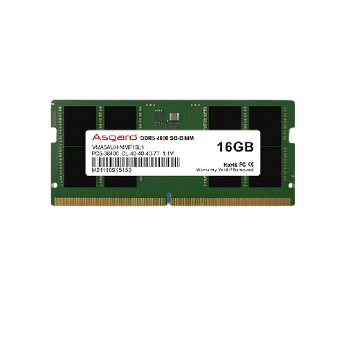PLUS会员：Asgard 阿斯加特 16GB DDR5 4800 笔记本内存条 16GB 207.86元（双重优惠）