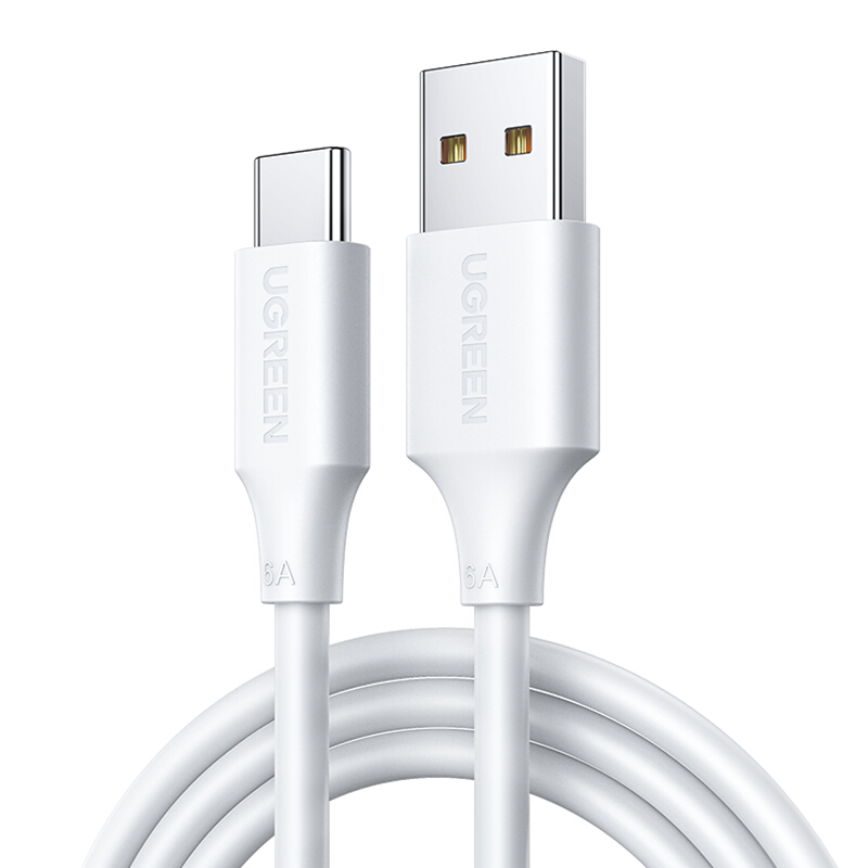 绿联 US303 Type-C 66W 数据线 PVC 1m 白色 9.79元