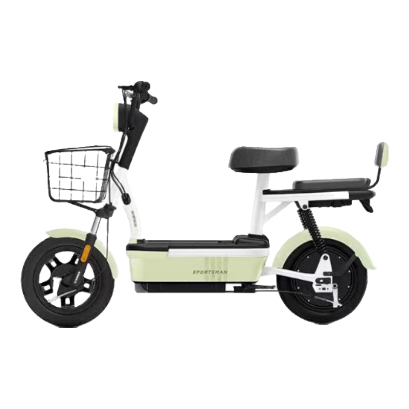 斯波兹曼 长续航 电动自行车 铅酸电池 浅绿 20Ah 48V 1499元