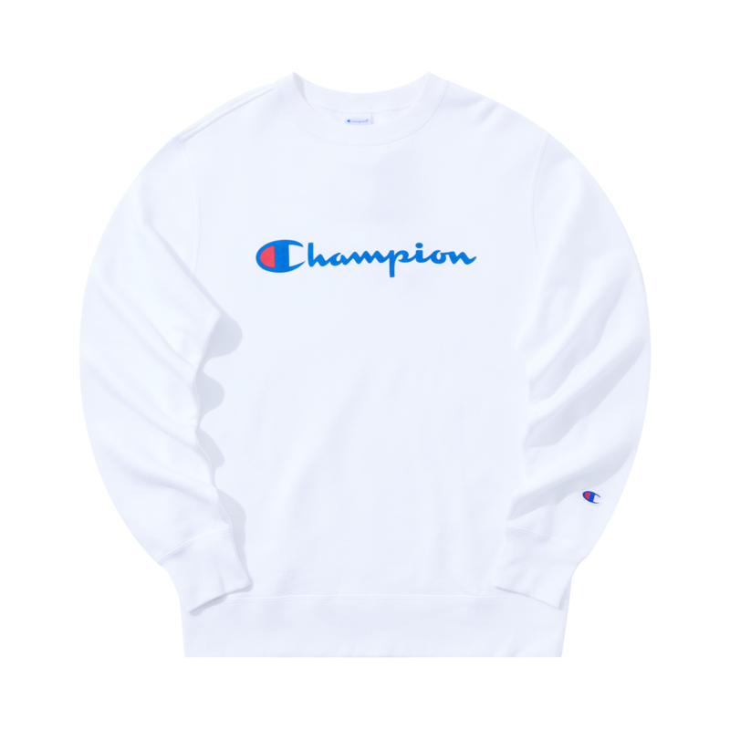 Champion 冠军情侣卫衣2024秋季新款经典大草写logo圆领潮牌上衣 322.75元