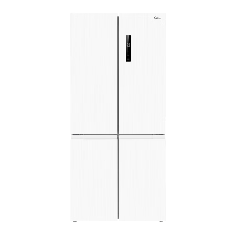 再降价、PLUS会员：Midea 美的 MR-540WSPZE 风冷十字对开门冰箱 515L 流苏白 +凑单