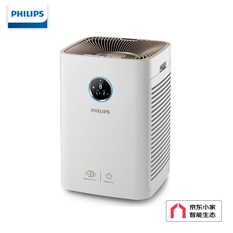 PHILIPS 飞利浦 空气净化器 除甲醛分解 除细菌除异味除过敏原 家用大空间 京