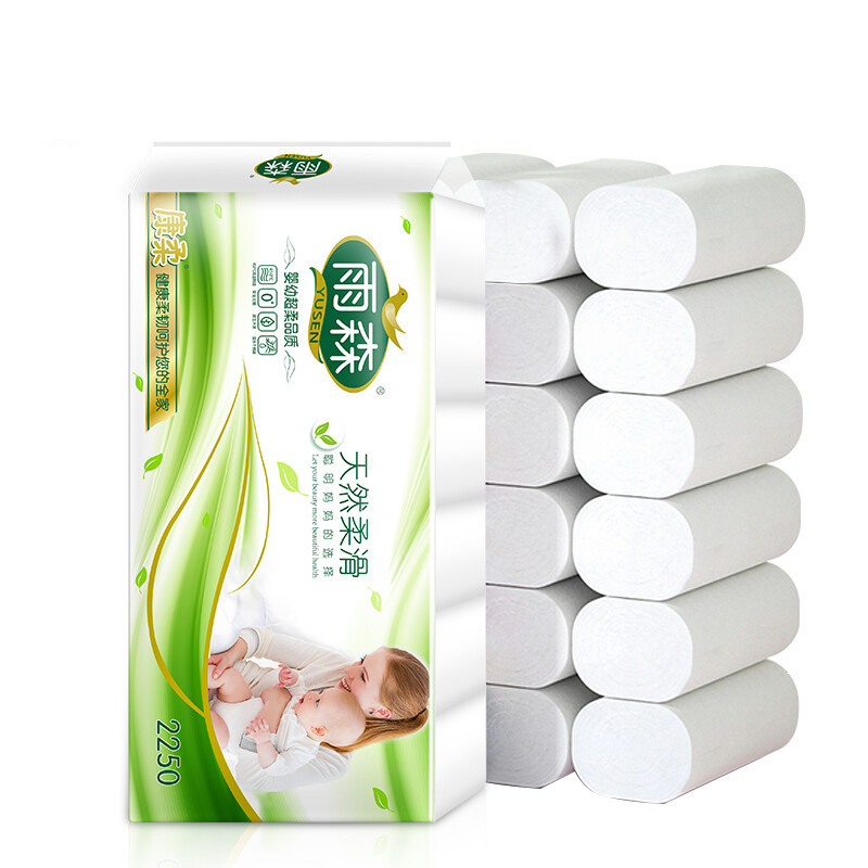 yusen 雨森 妇婴卷纸6层加厚卷纸125g*18卷 20.75元（需用券）