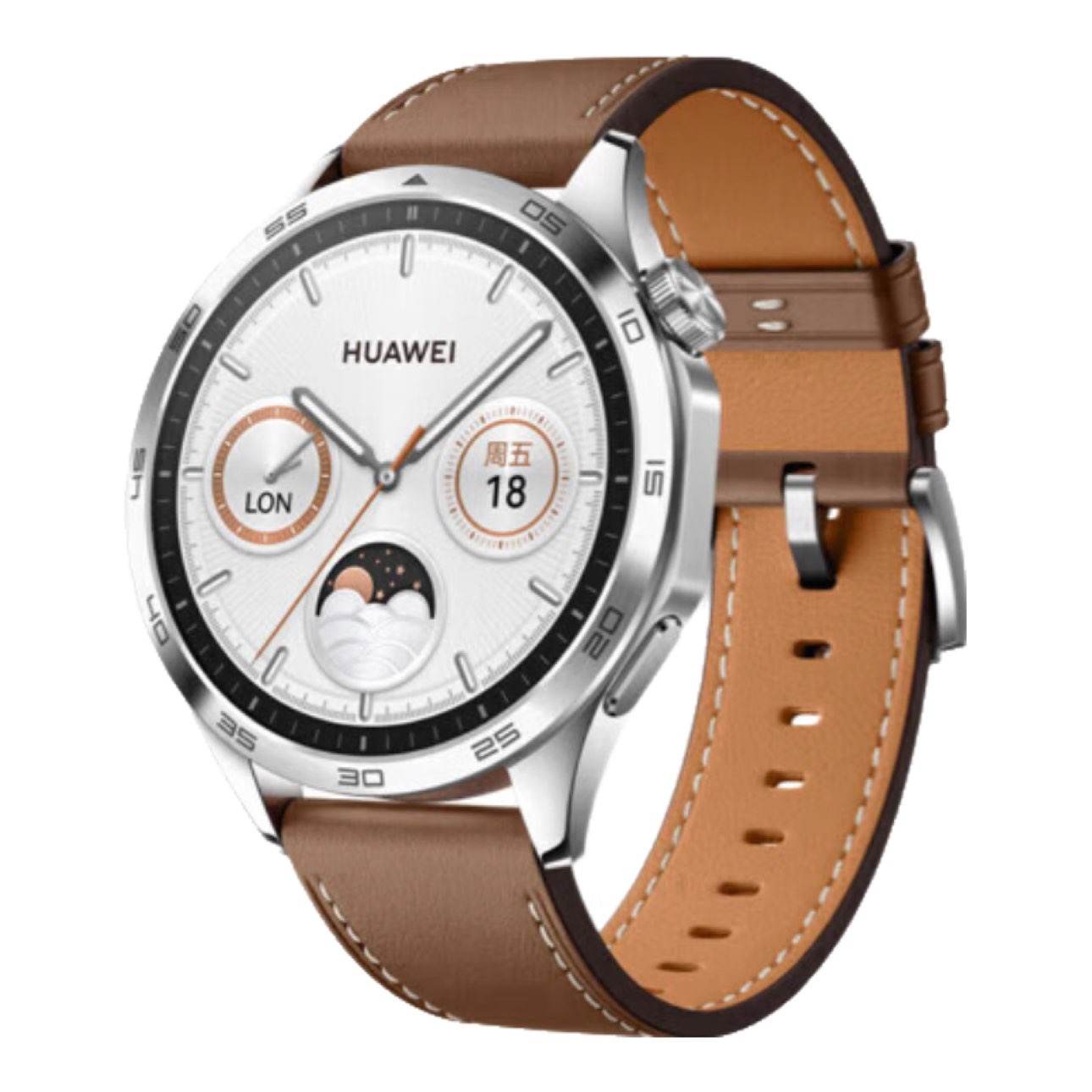 京东百亿补贴：HUAWEI 华为 WATCH GT4 智能手表 46mm 山茶棕 1261.66元