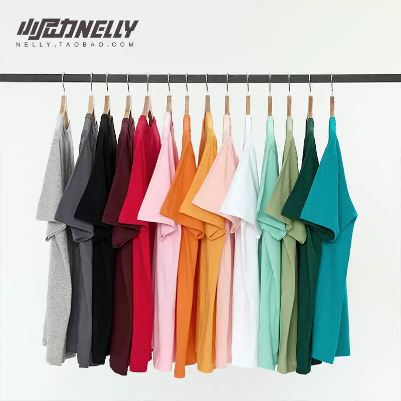 小尼力 美式重磅纯棉短袖多款颜色 券后16元