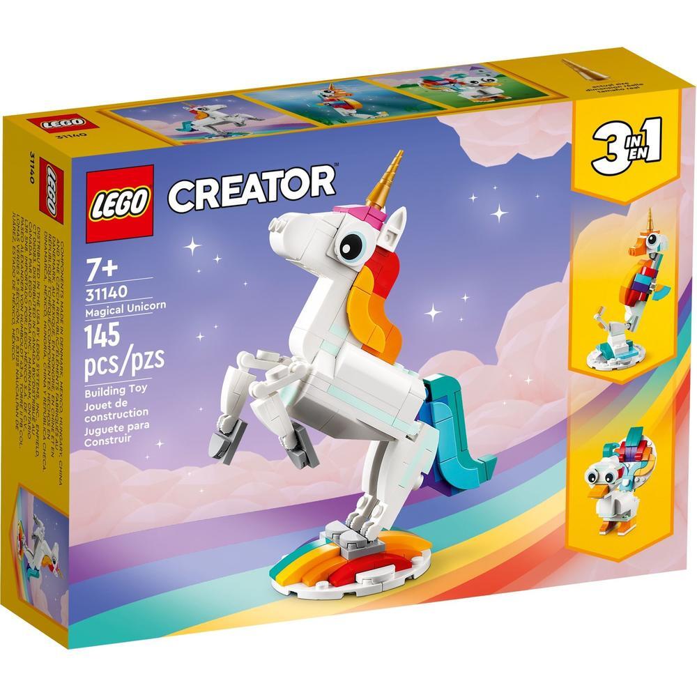 LEGO 乐高 Creator3合1创意百变系列 31140 神奇独角兽 63.2元
