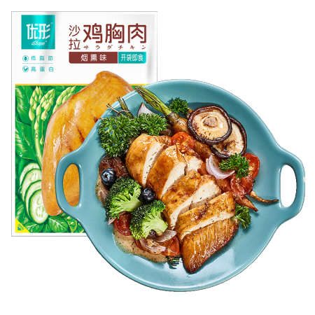 优形 沙拉鸡胸肉 烟熏味 100g （任选10件） 6.5元