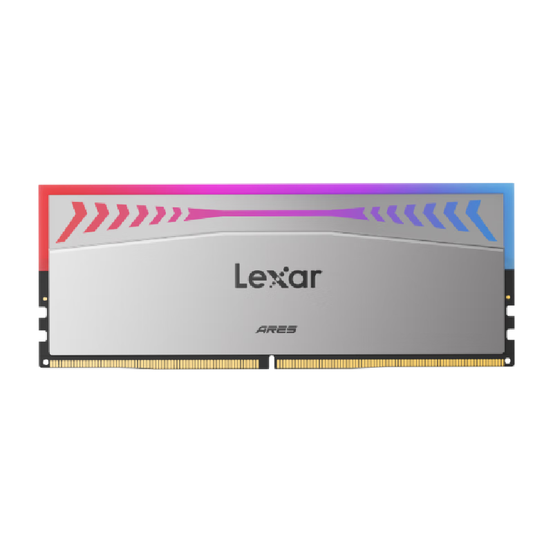 雷克沙（Lexar）DDR5 7200 32GB(16GB×2)套条 电竞RGB灯条台式内存条 CL34 Ares战