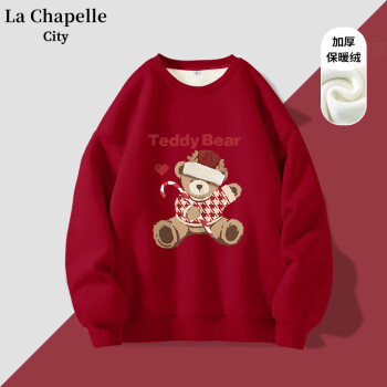 La Chapelle City 拉夏贝尔 女士新年加绒加厚上衣外套 ￥34.05