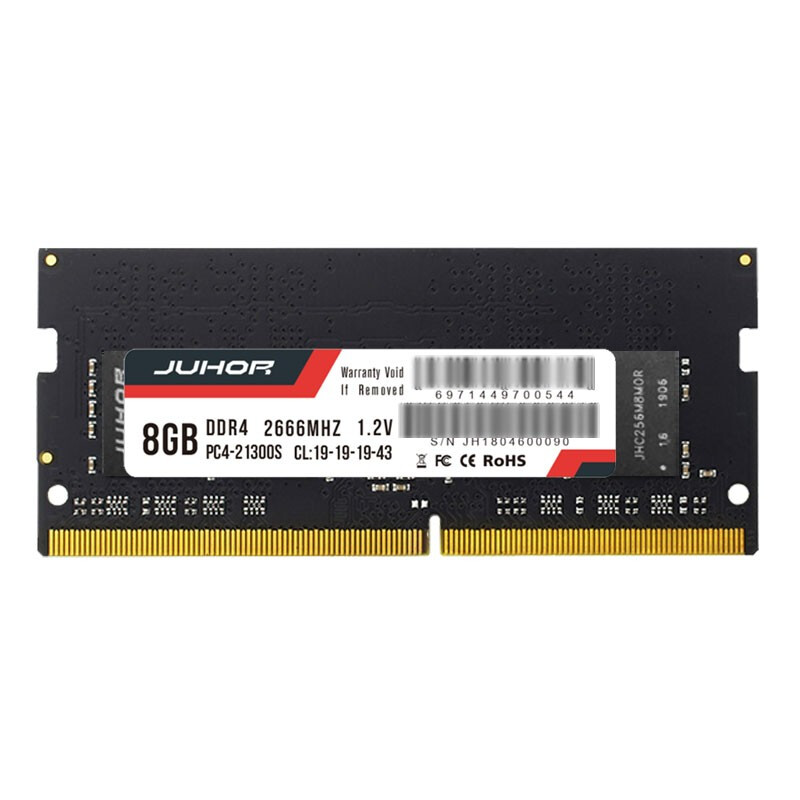 JUHOR 玖合 DDR4 2666MHz 笔记本内存 普条 8GB 88.56元