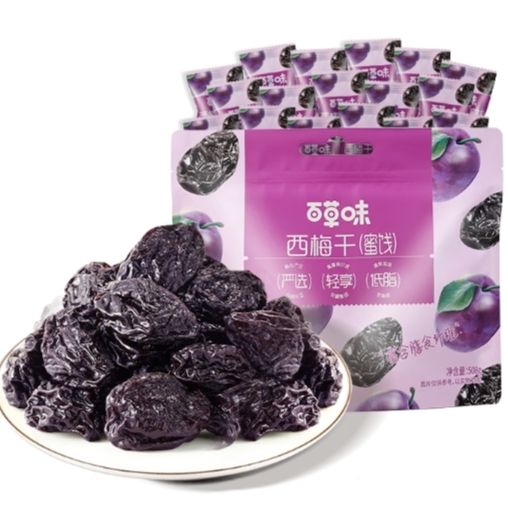 Be&Cheery 百草味 西梅干508g 果脯果干办公室休闲零食 8.97元（需用券）