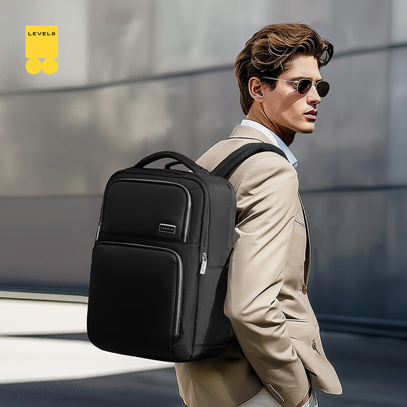 地平线8号 男士商务双肩包探界者15.6英寸笔记本电脑包书包通勤出差旅行背