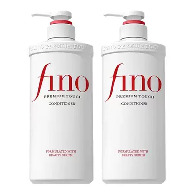 百亿补贴：fino透润美容液护发素550ml*2柔顺染烫受损护理 49.9元