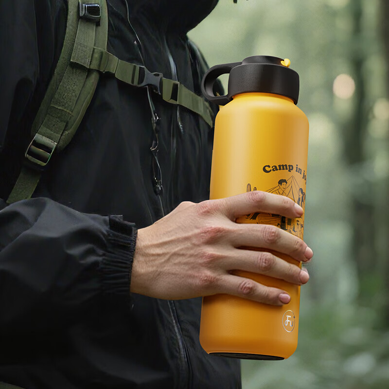 国家补贴：富光 FU+ 单手开盖保温杯 男士 54.36元