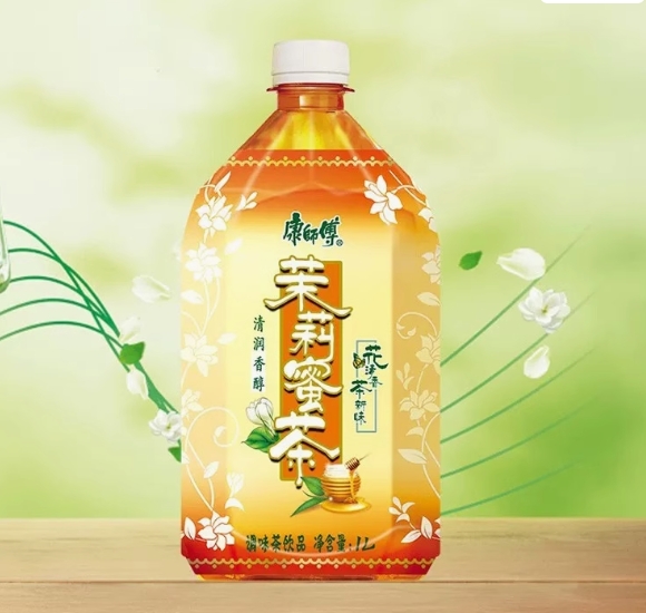 康师傅 茉莉蜜茶绿茶冰红茶清茶1L*6瓶 19.9元