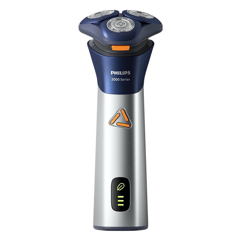 再降价：飞利浦 旋风3系Pro 旋转式三刀头 剃须刀 246.7元(需领券)