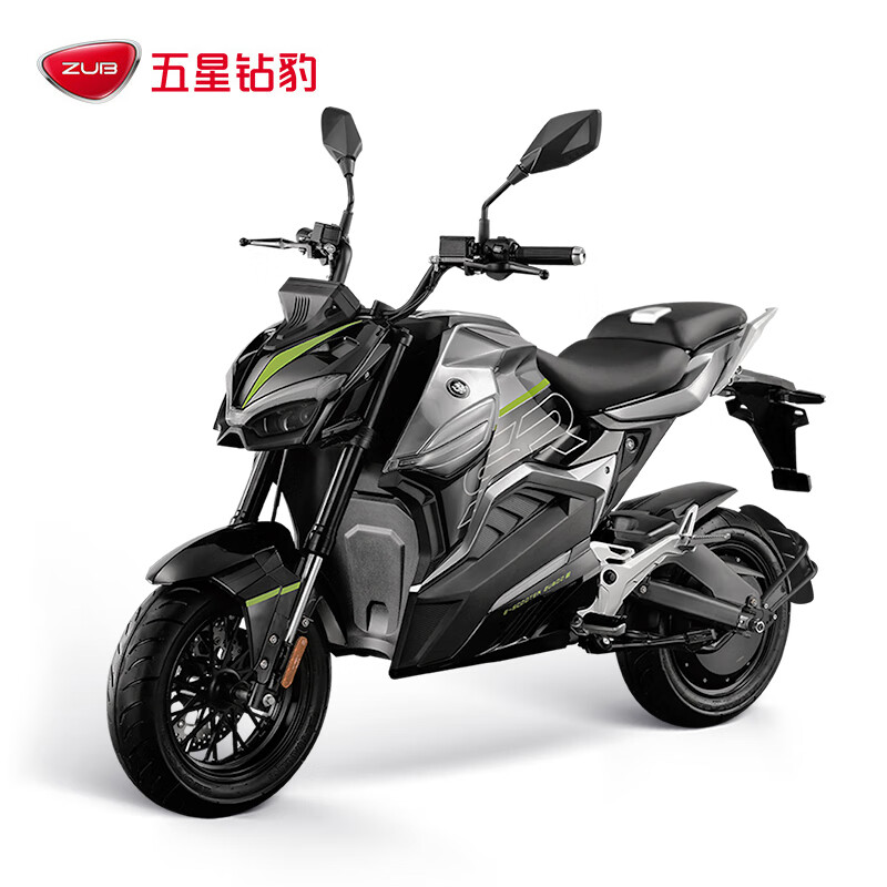 ZUB 五星钻豹 电动车高速电动摩托车 72V35AH大电池 4999元（需用券）