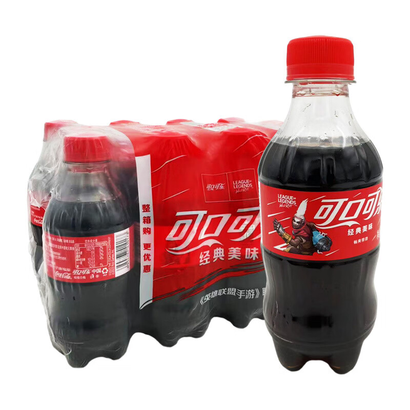 88VIP：可口可乐 碳酸饮料 300ml*6 8.3元