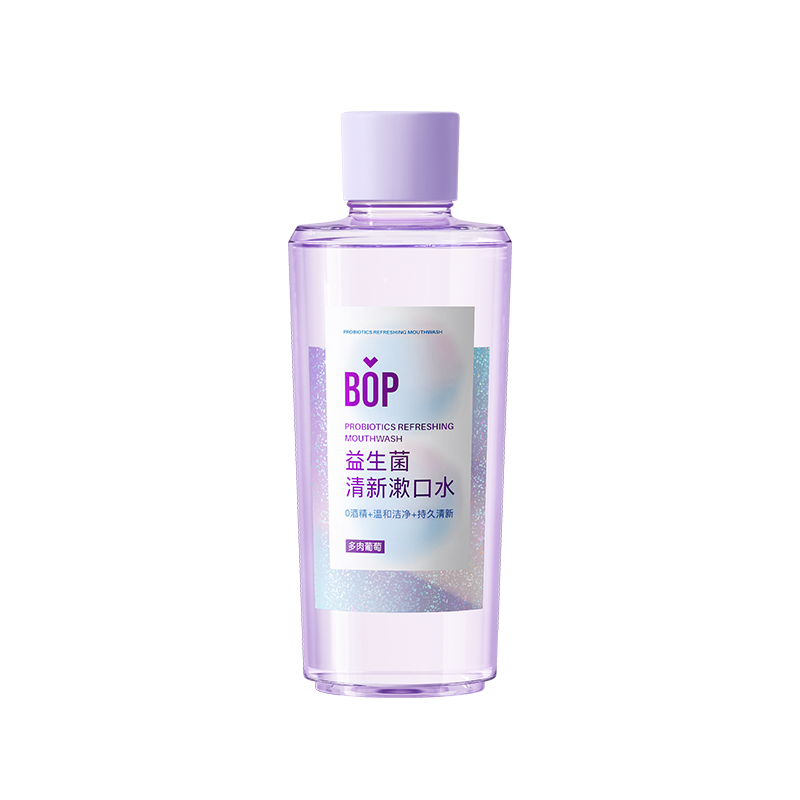 88VIP：BOP 波普专研 益生菌清新漱口水 元气白桃500ml 9.8元（需换购，共12.55元