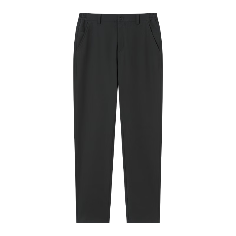 京东京造 休闲裤子男西裤男直筒西装秋季男裤 黑色 XL XL （180/90） 87.66元（